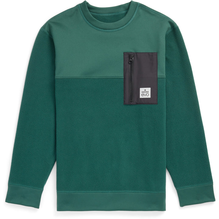 evo Fleece Crew Sweatshirt - Unisex Emerald
