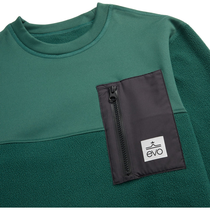 evo Fleece Crew Sweatshirt - Unisex Emerald