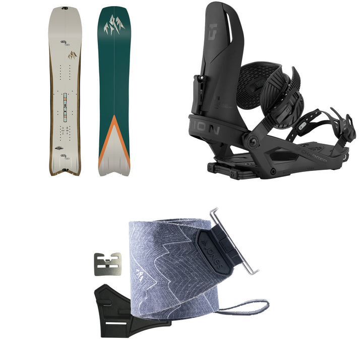 Jones Hovercraft 2.0 Splitboard + Union Charger Splitboard Bindings + Jones Nomad Pro Quick Tension Trim-To-Fit Splitboard Skins 2026