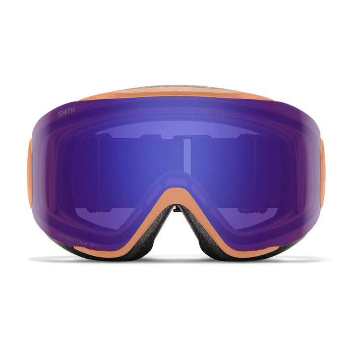 Smith Moment Goggles - Women's Arctic Apricot/ChromaPop Everday Violet Mirror