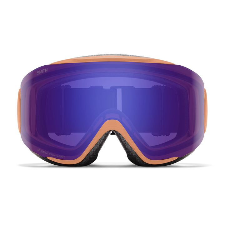 Smith Moment Goggles - Women's Arctic Apricot/ChromaPop Everday Violet Mirror