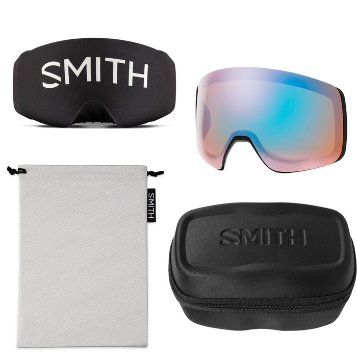 Smith 4D MAG XL Goggles Black Camo/ChromaPop Sun Green Mirror+ChromaPop Storm Blue Sensor Mirror