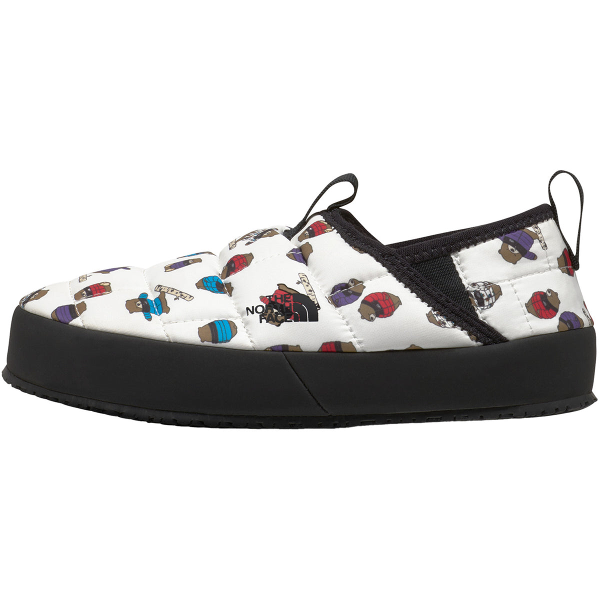 The North Face THERMOBALL™ Traction Mule II Slippers - Kids' Nuptse Bears Print Multi/TNF Black