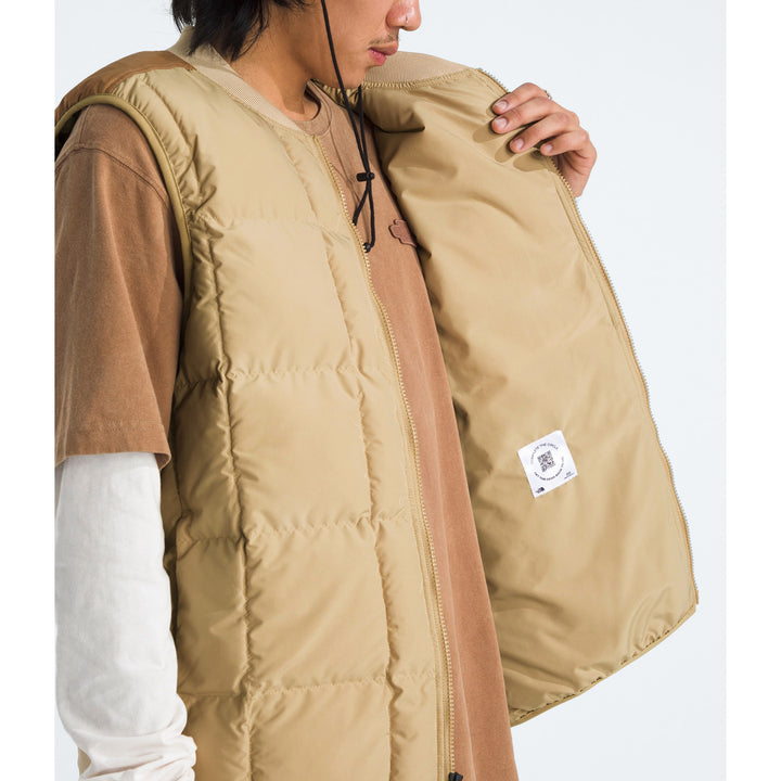 The North Face Unwind Vest - Unisex Khaki Stone/Utility Brown