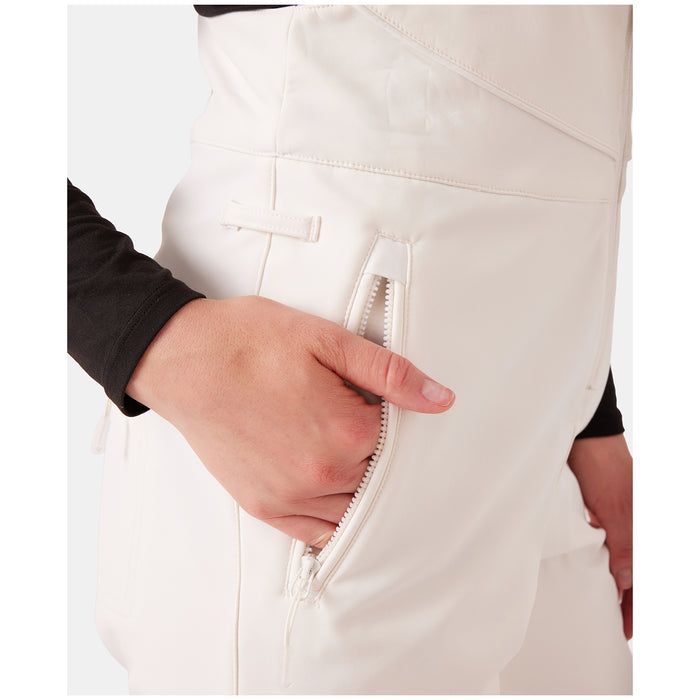 Roxy Summit Bibs - Women's Snow White