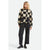 Brixton Delilah Sherpa Jacket - Women's Black/Natural Finish Line Chec