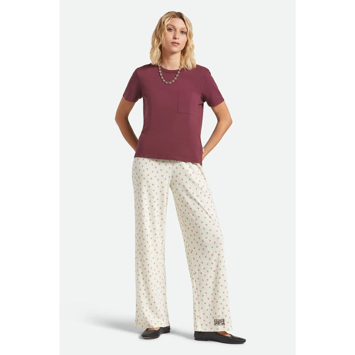 Brixton Carefree Organic GD Perfect T-Shirt - Women's Port