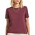 Brixton Carefree Organic GD Perfect T-Shirt - Women's Port