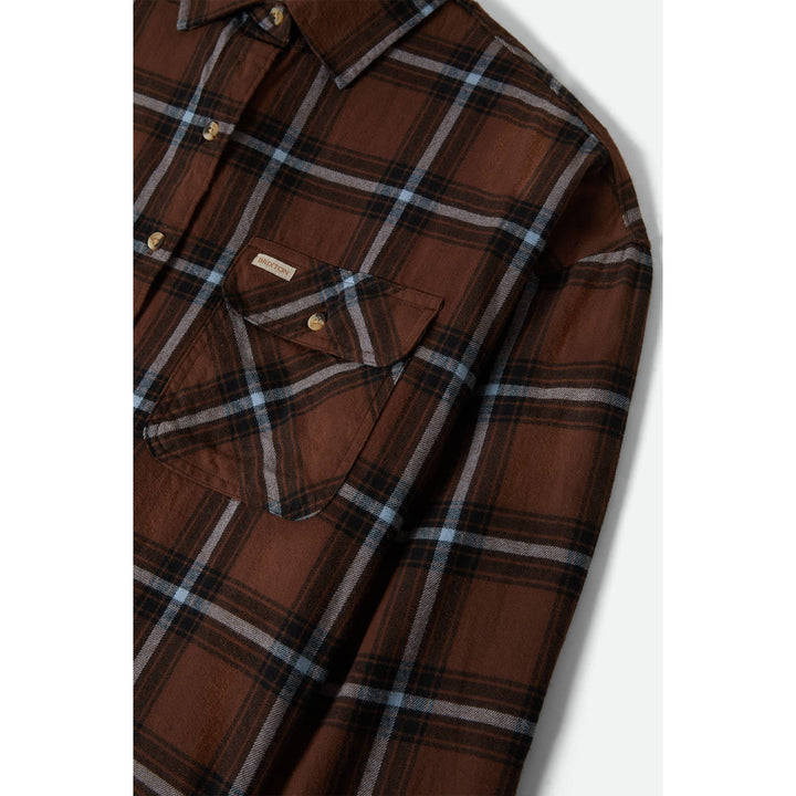 Brixton Bowery Vintage Overshirt - Women's Pinecone Brown/Black/Borrowed