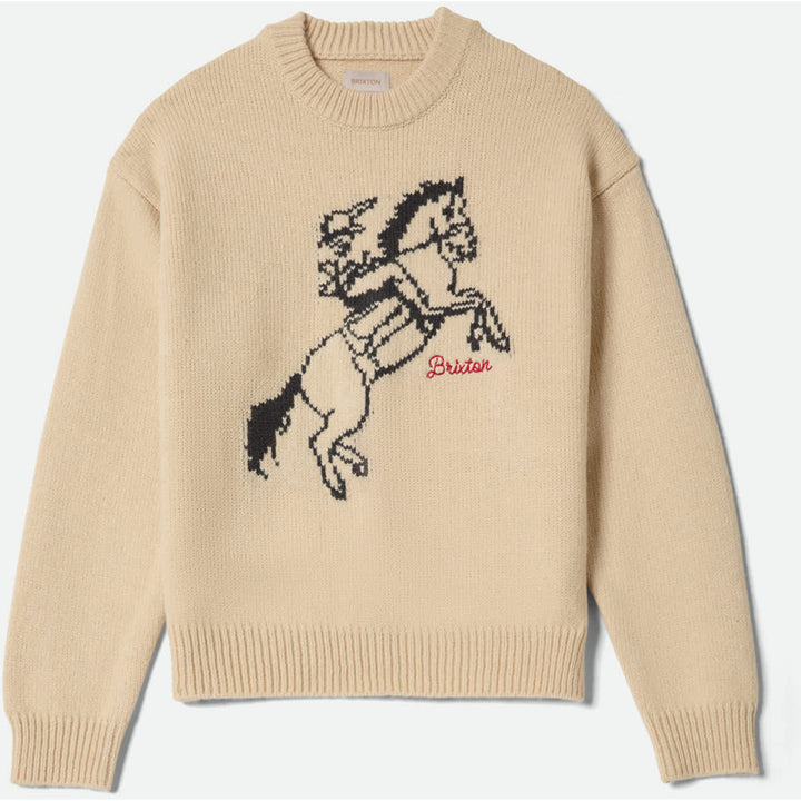 Brixton Ranching Club Crew Sweatshirt - Women's Whitecap