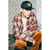 Brixton Vintage Wash Flannel - Men's Maroon Red/Beige/Green