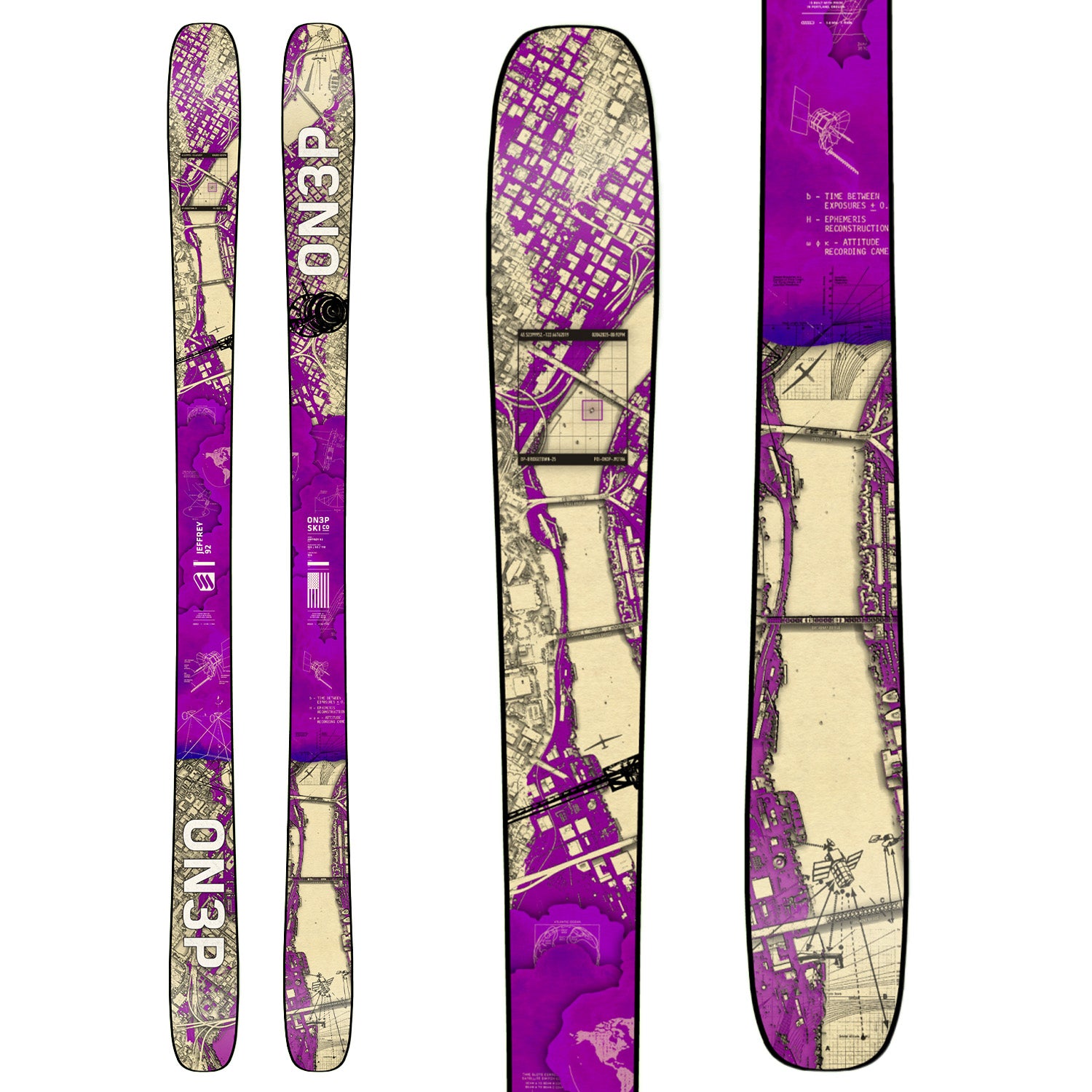 ON3P Jeffrey 92 Skis 2026 – evo