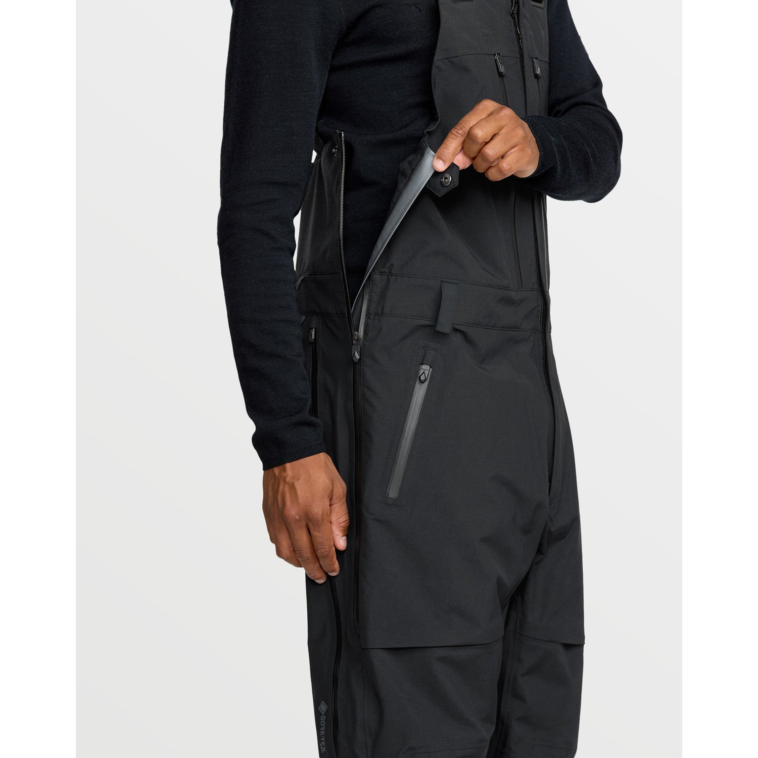スノーボード ANYOX GORE-TEX PRO SHELL BIB volcom BIB Volcom Anyox GORE-TEX Pro Shell Bibs - Men's – evo