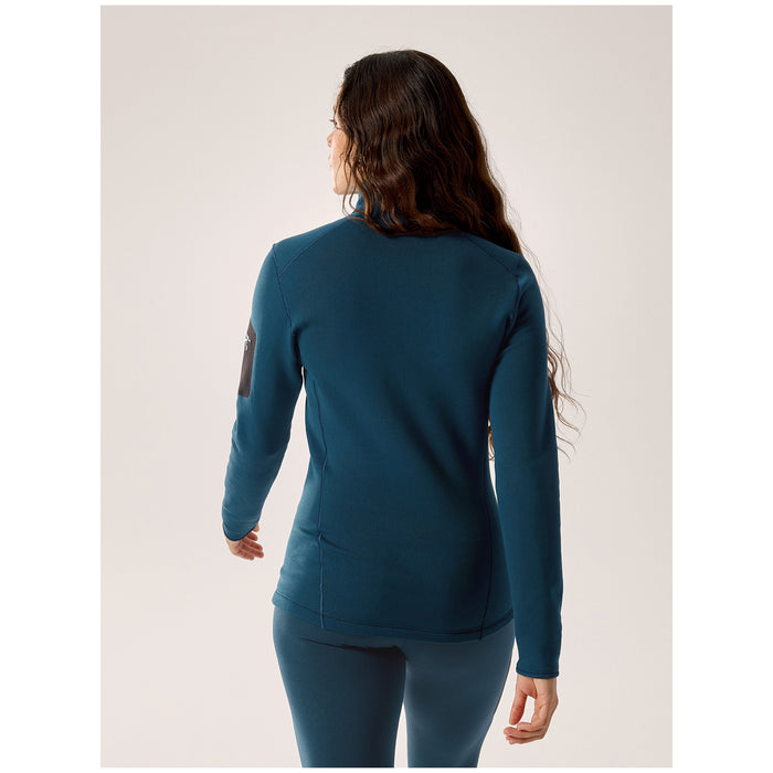 Arc'teryx Kyanite Baselayer Zip Neck Top - Women's Midnight Frost