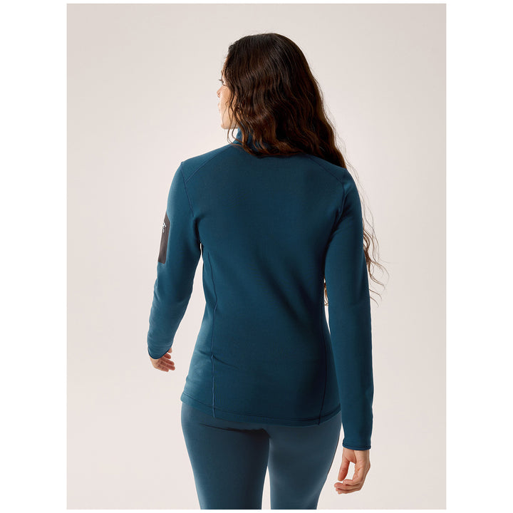 Arc'teryx Kyanite Baselayer Zip Neck Top - Women's Midnight Frost
