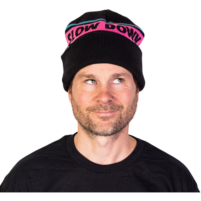 Spiral Wax Co. Slow Down Beanie Black