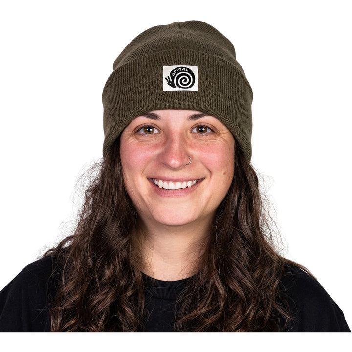 Spiral Wax Co. Brain Beanie Olive