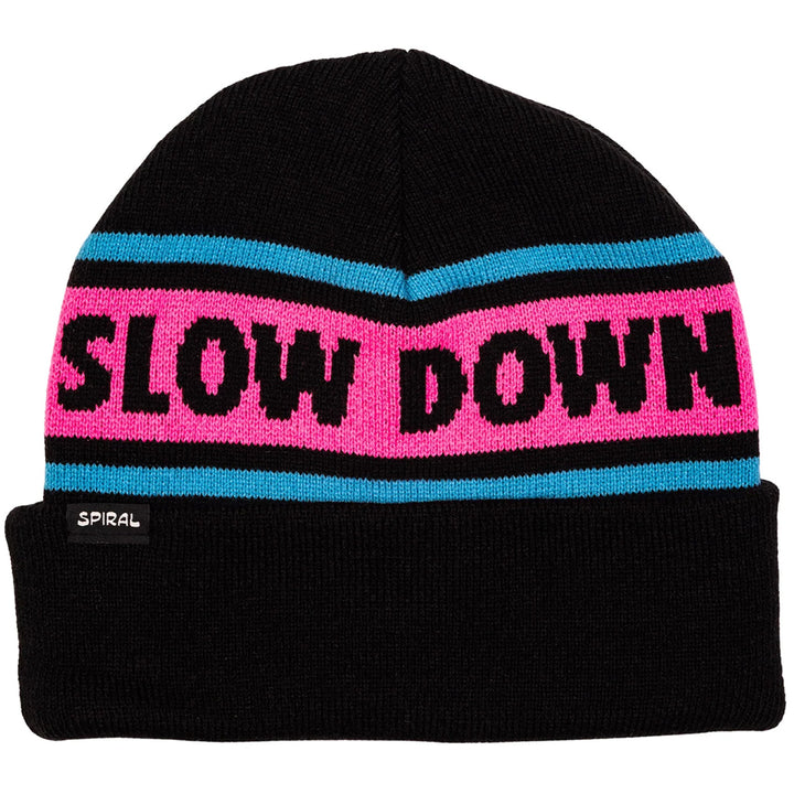 Spiral Wax Co. Slow Down Beanie Black