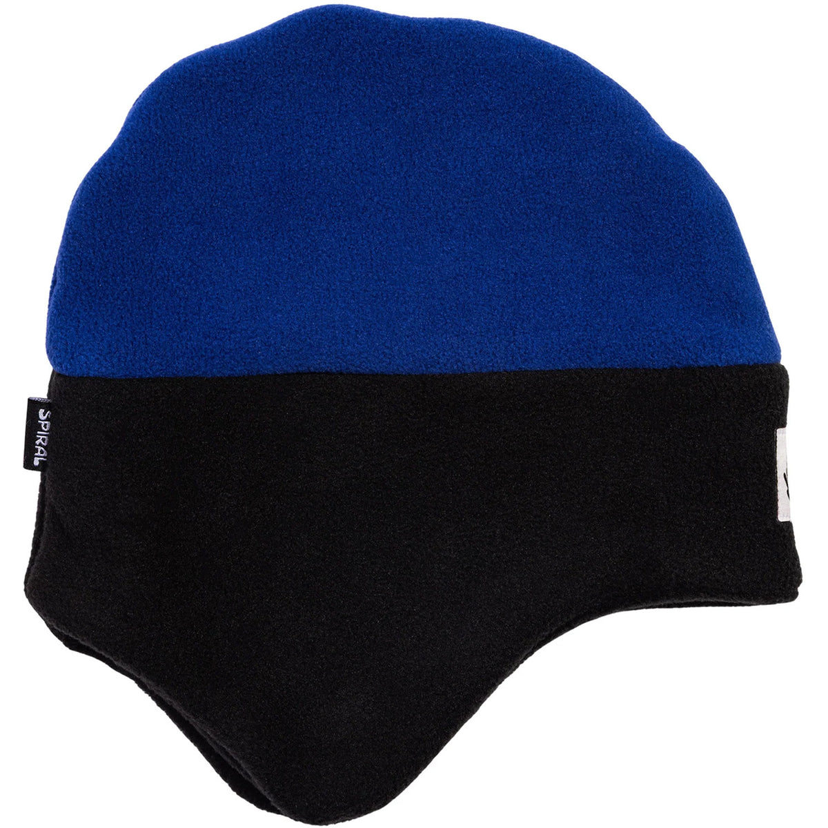 Spiral Wax Co. Valhalla Fleece Earflap Beanie Blue