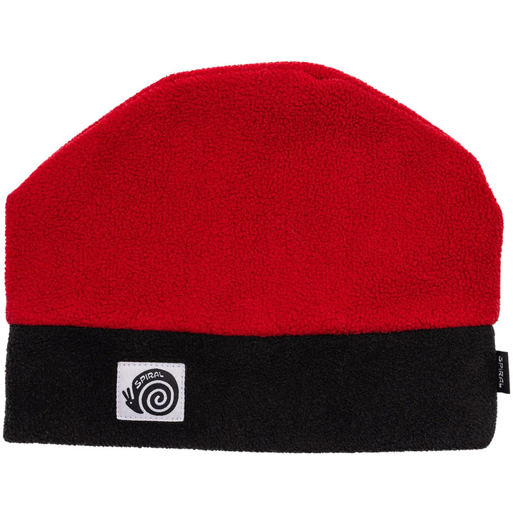Spiral Wax Co. Baker Fleece Beanie Red