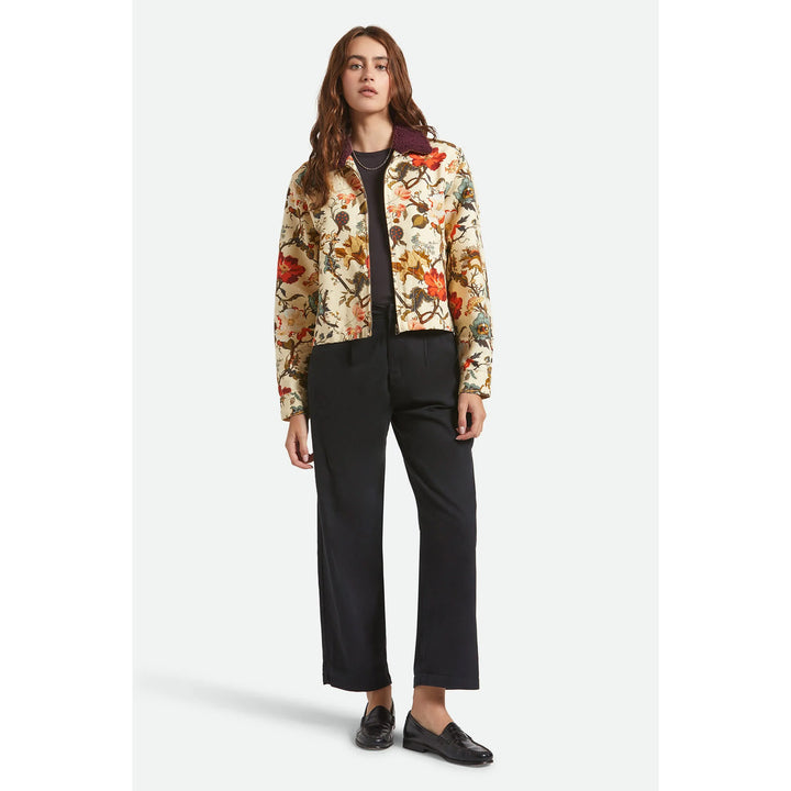 Brixton Mechanics Garage Zip Jacket - Women's Botanical Floral
