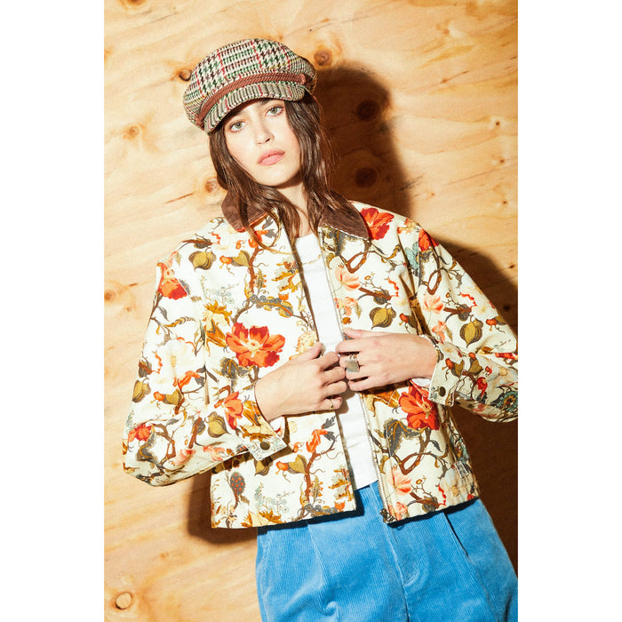 Brixton Mechanics Garage Zip Jacket - Women's Botanical Floral