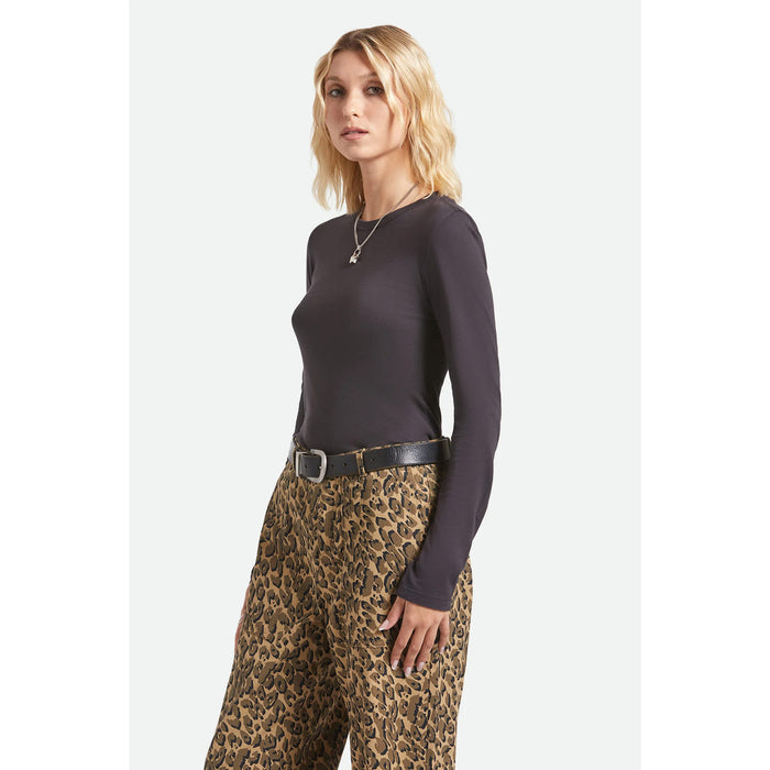 Brixton Carefree Organic GD Slim Long-Sleeve T-Shirt - Women's Black