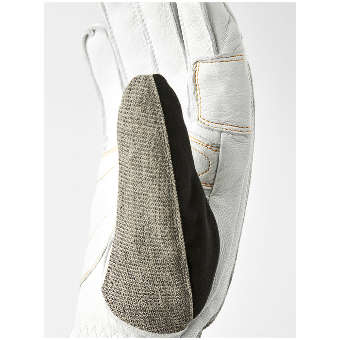 Hestra Army Leather GORE-TEX Short Gloves Light Grey/Off White