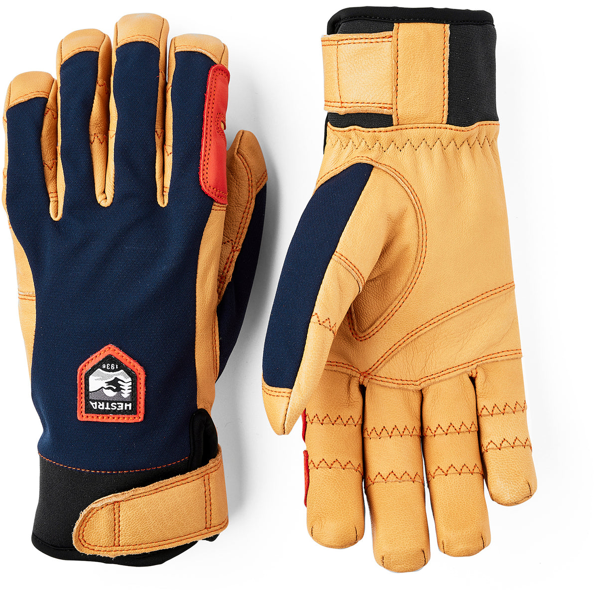 Hestra Ergo Grip Active Gloves Navy/Natural Brown