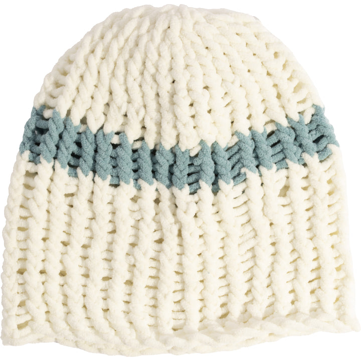 Coal The Lampshade Skully Beanie Off White/Shale Blue