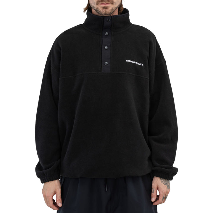 Beyond Medals Half Snap Fleece - Men's Black