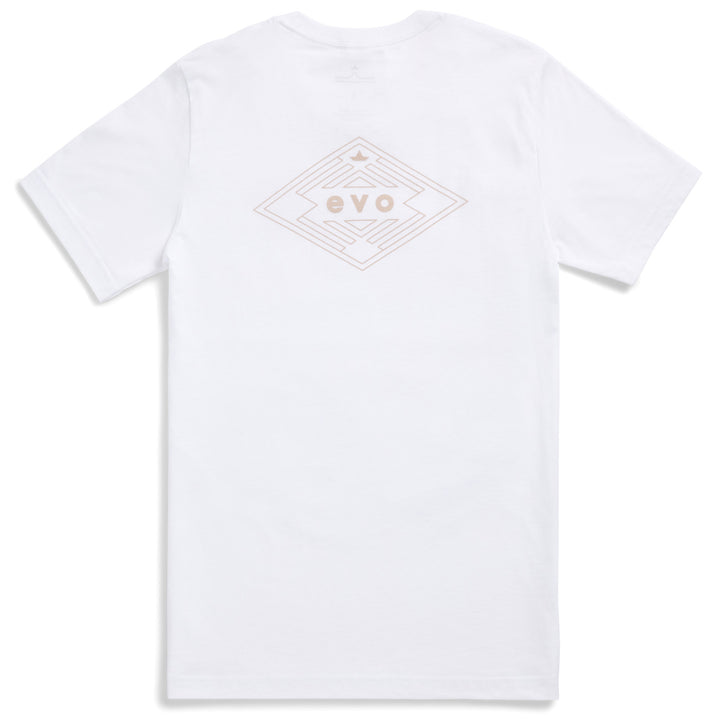 evo Diamond T-Shirt - Unisex Whispering White