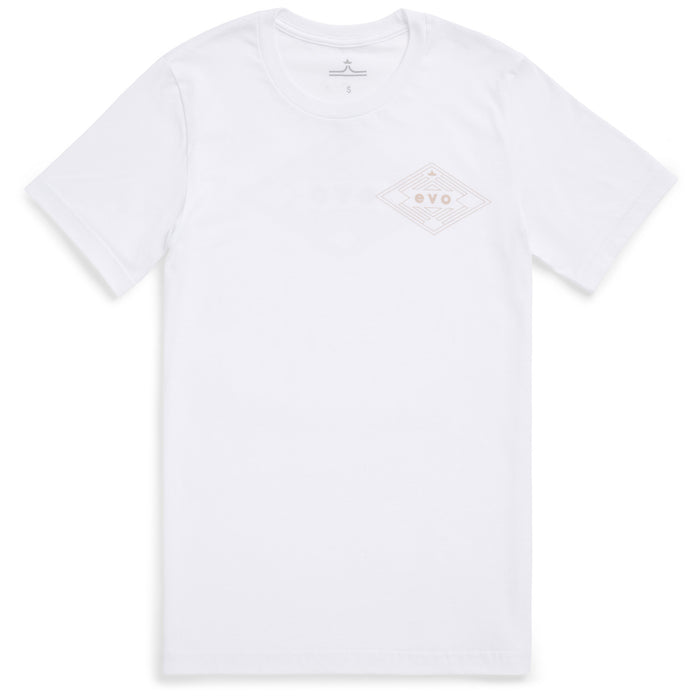 evo Diamond T-Shirt - Unisex Whispering White