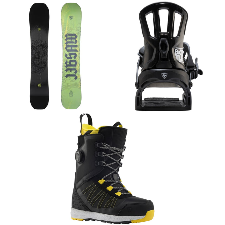 Rossignol Jibsaw Snowboard + Battle Snowboard Bindings + RS Hybrid Snowboard Boots 2026