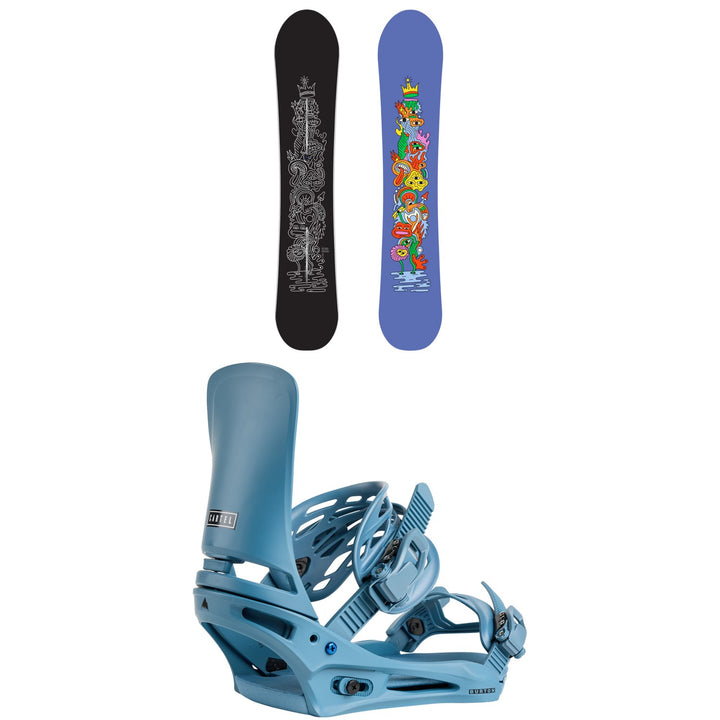 Burton Counterbalance Snowboard + Cartel Snowboard Bindings 2026