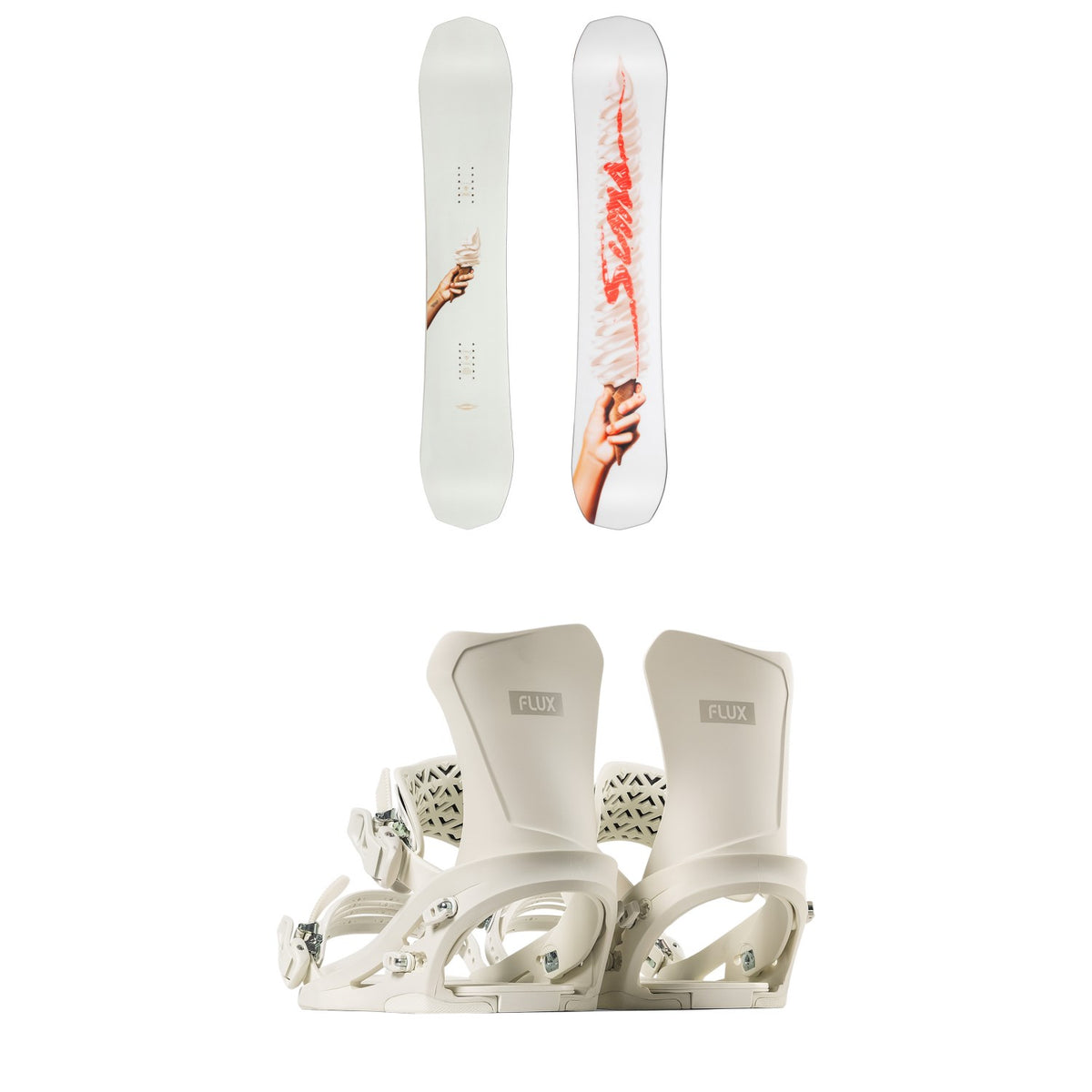 Sims Vanilla Snowboard + Flux DS Snowboard Bindings - Women's 2026