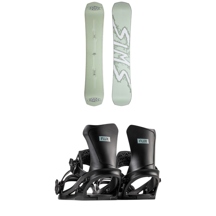 Sims Distortion Snowboard + Flux DS Snowboard Bindings 2026