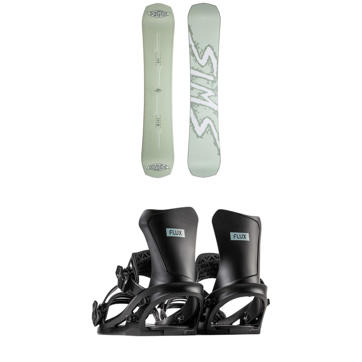 Sims Distortion Snowboard + Flux DS Snowboard Bindings 2026