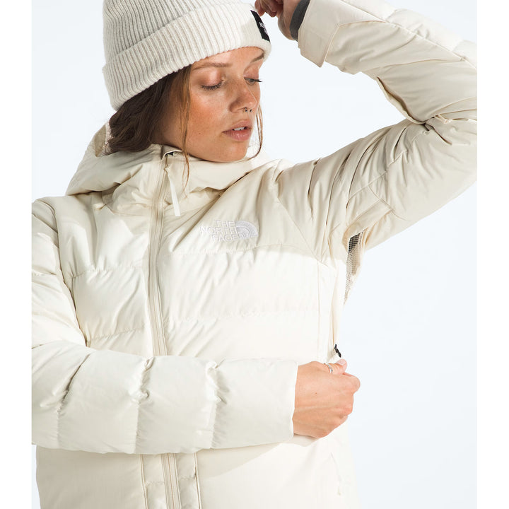 The North Face First Turn Down Jacket - Women's White Dune/Recycled Down