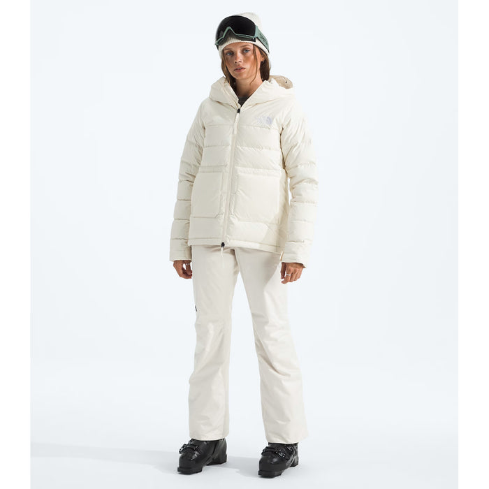 The North Face First Turn Down Jacket - Women's White Dune/Recycled Down