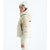 The North Face Cold Spell Cropped Down Corduroy Jacket - Women's Gravel/White Dune