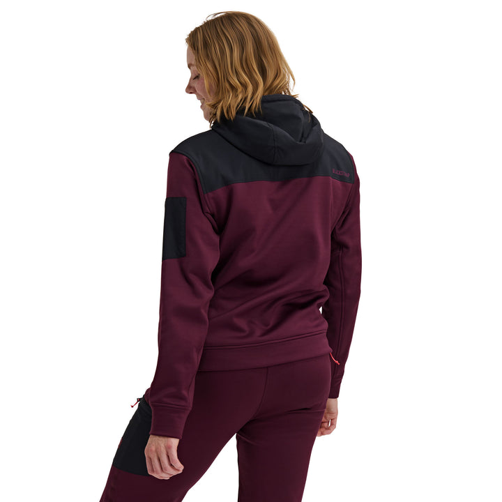 BlackStrap Spectrum Full Zip Hoodie - Women's Cherry