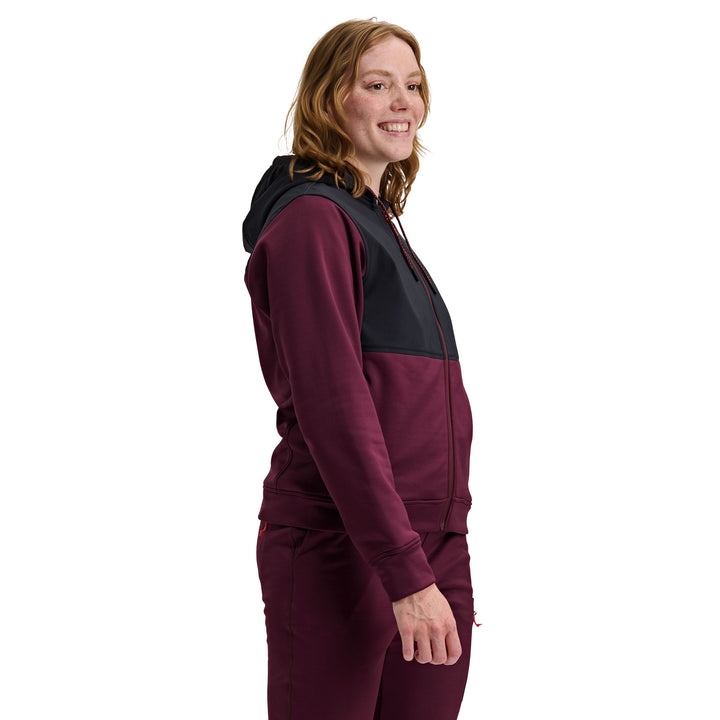 BlackStrap Spectrum Full Zip Hoodie - Women's Cherry