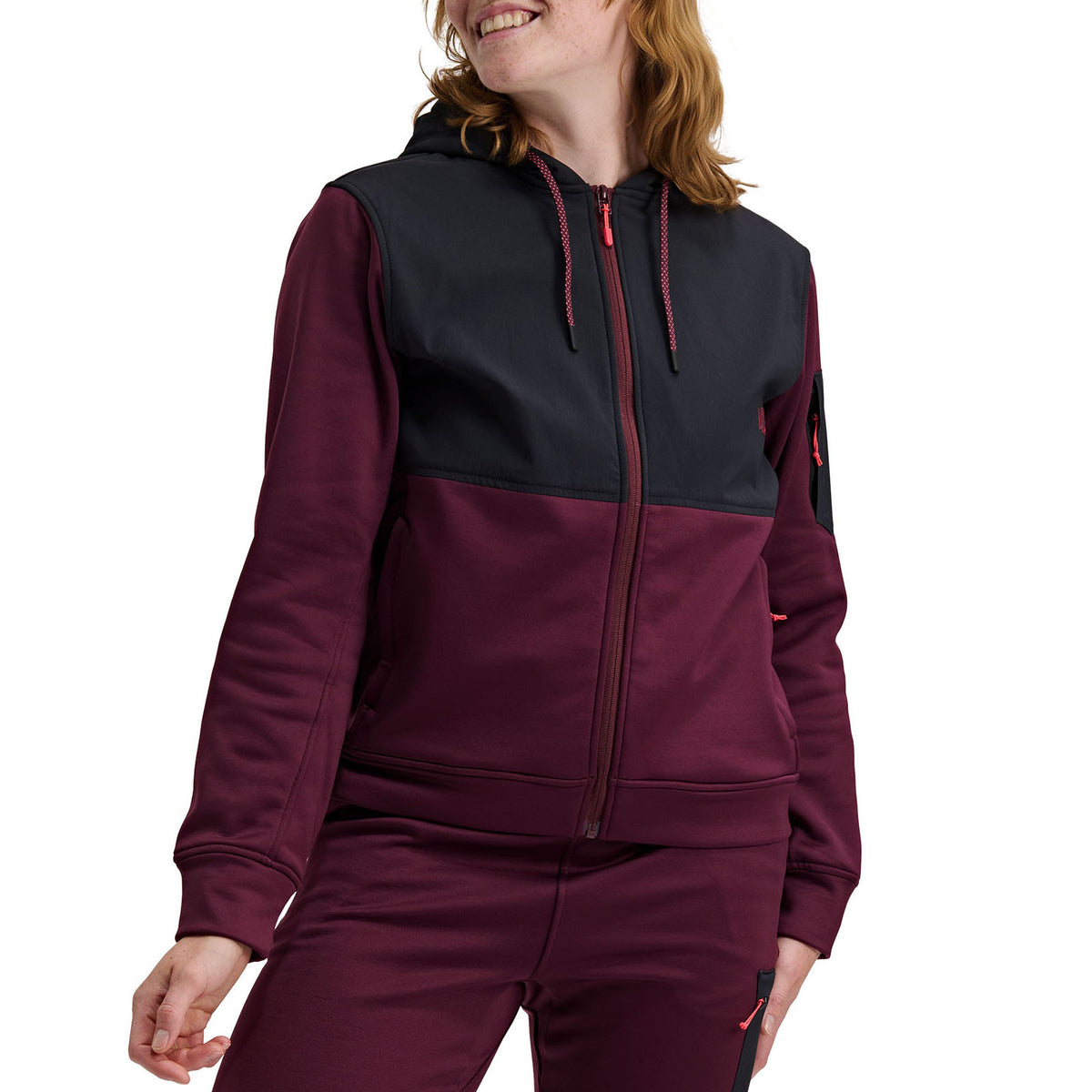 BlackStrap Spectrum Full Zip Hoodie - Women's Cherry