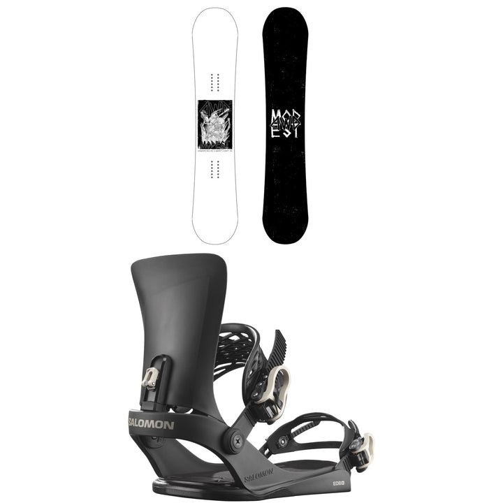 Dinosaurs Will Die maeT Snowboard + Salomon EDB X Snowboard Bindings