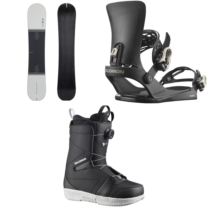 Season Primer Snowboard + Salomon EDB X Snowboard Bindings + Faction Boa X Snowboard Boots 2026