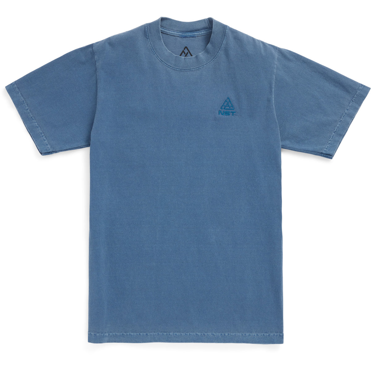 evo x NST Embroidered Pigment Dyed T-Shirt - Unisex Washed Denim