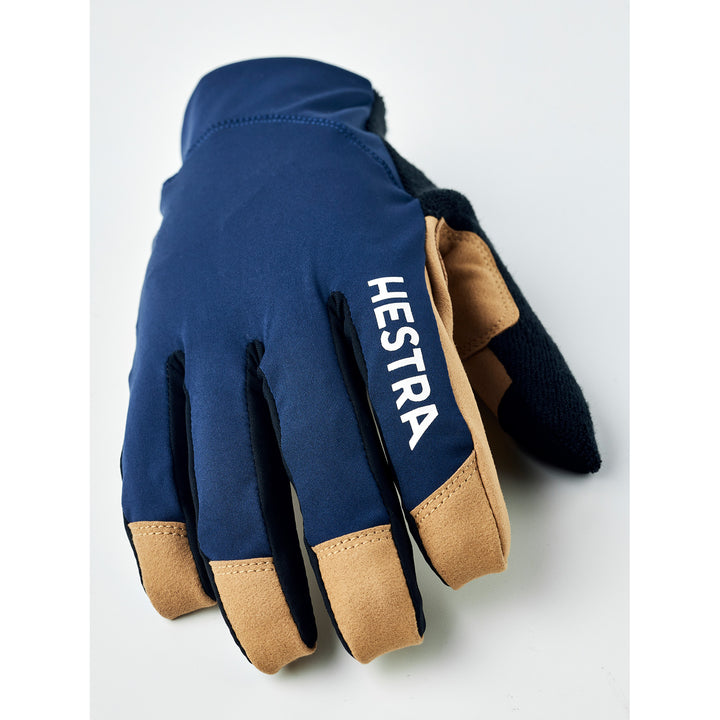 Hestra Spiro Long Bike Gloves Navy/Tan