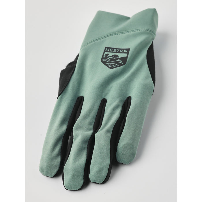 Hestra Apex Long Bike Gloves Silver Green