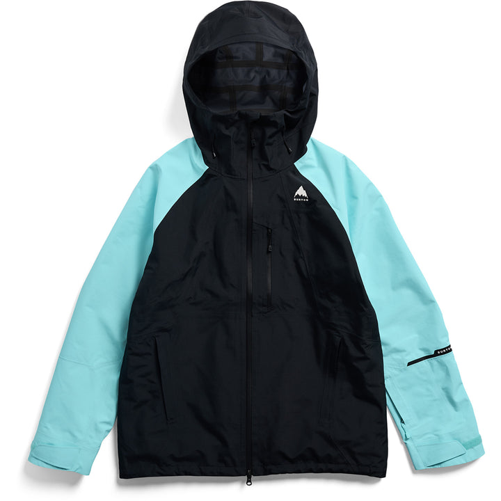 Burton Reserve 3L Jacket - Men's True Black/Light Teal